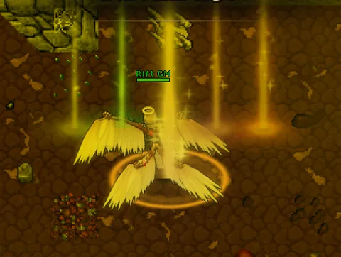 Celebración de subida de nivel, captura real del juego